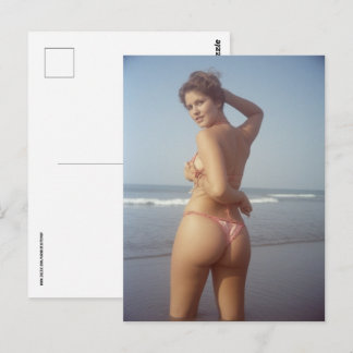 CARTE POSTALE SEXY BIG BOTTOM BIKINI GIRL POSTCARD