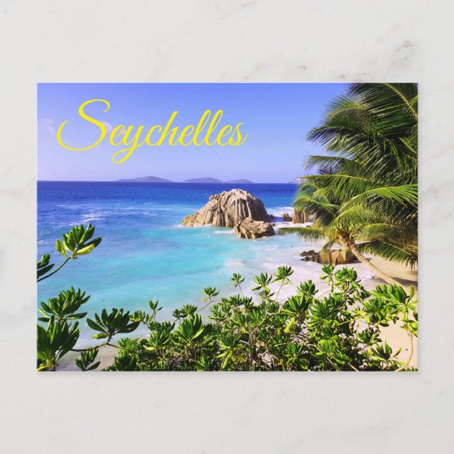 Carte Postale Seychelles Tropical Island Beach (Devant)