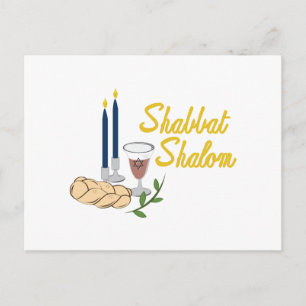 Carte Postale Shabbat Shalom