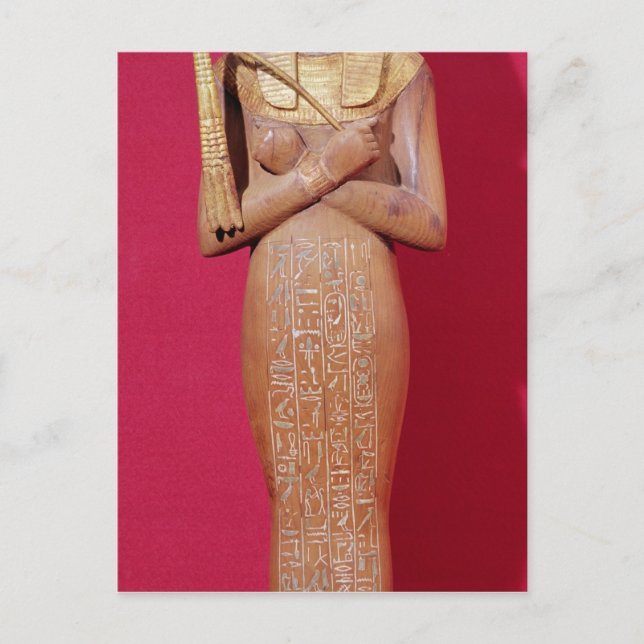 Carte Postale Shabti figure du roi de la tombe de Toutankhamon (Devant)