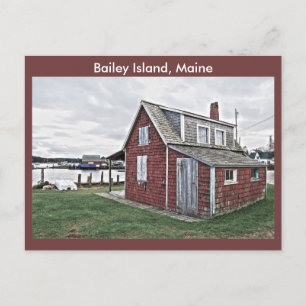 Carte Postale Shack de homard, île Bailey, Maine
