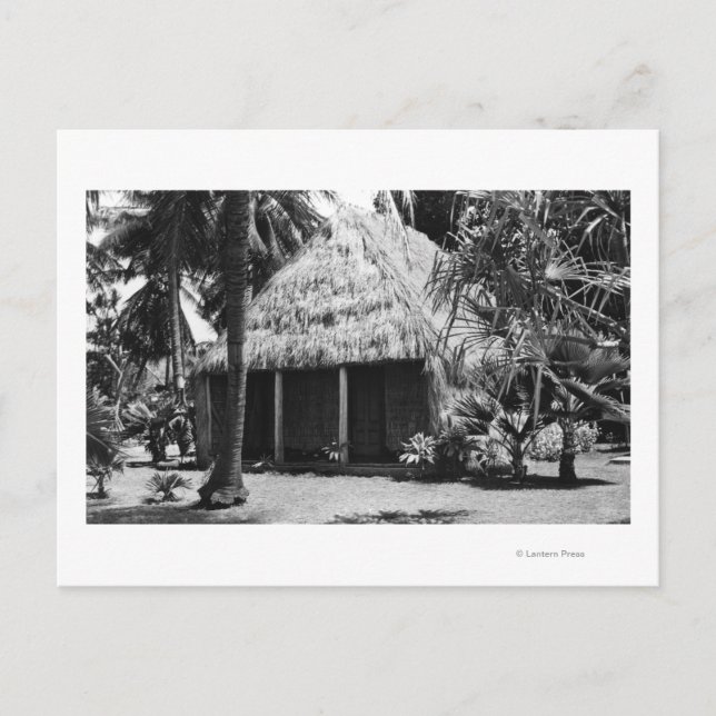 Carte Postale Shack sur la plage - Hawaii Island (Devant)