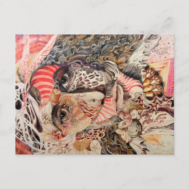 CARTE POSTALE SHAMAN PORTRAIT (Devant)