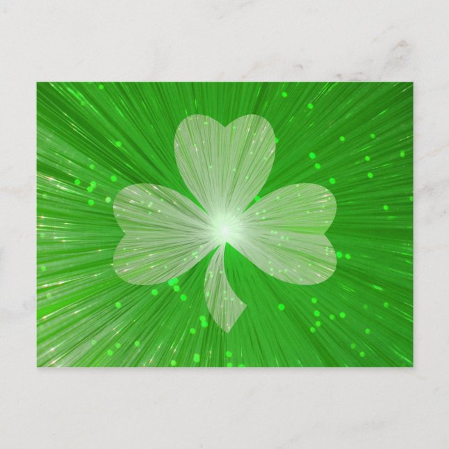 Carte postale shamrock (Devant)