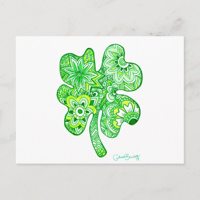 Carte Postale Shamrock 19 (Devant)