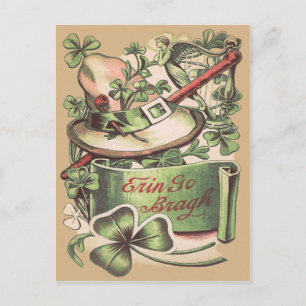 Carte Postale Shamrock Boucle Casquette Chillelagh