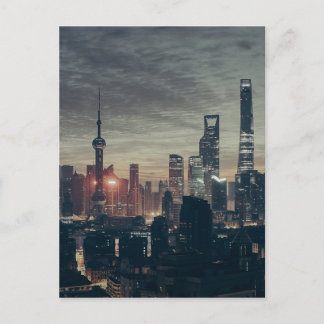 Carte Postale Shanghai par nuit