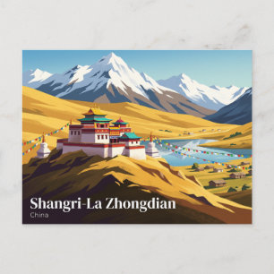 Carte Postale Shangri-La Zhongdian Chine