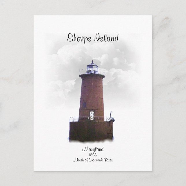 CARTE POSTALE SHARPS ISLAND (Devant)