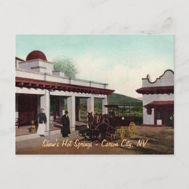 Carte postale Shaws Hot Springs (Devant)