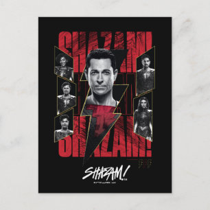 Carte Postale SHAZAM ! Furie des dieux   Groupe SHAZAMily