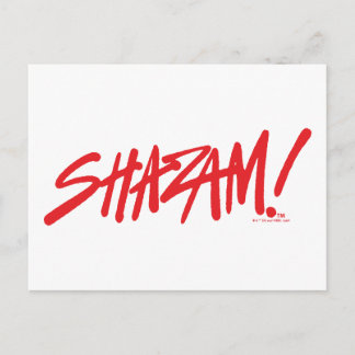 Carte Postale SHAZAM ! Furie des dieux | Logo Red Marker