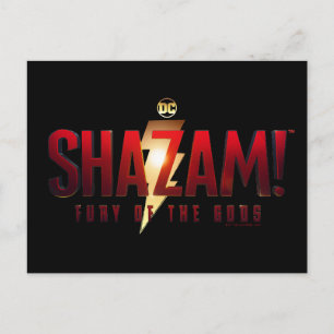 Carte Postale SHAZAM ! La Colère des Dieux   Logo La Colère des 