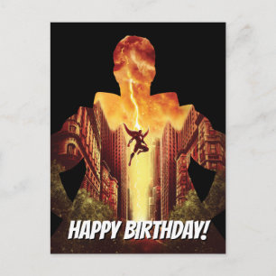 Carte Postale SHAZAM ! Shazam Sunset Silhouette