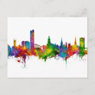 Carte Postale Sheffield Angleterre Skyline