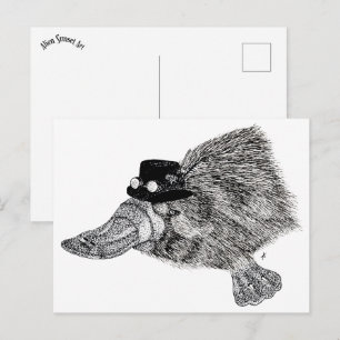Carte Postale Sheffield le Platypus Steampunk