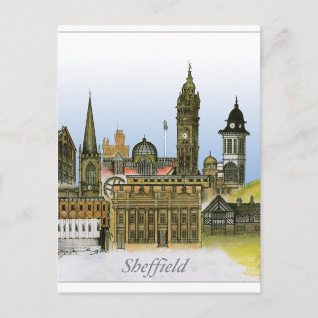 Carte Postale sheffield - yorkshire du sud, tony fernandes (Devant)