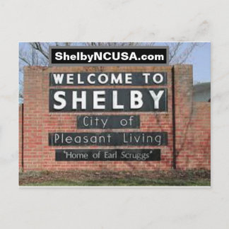 Carte postale Shelby NC