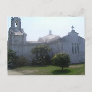 Carte Postale Shell Chapelle La Toja Espagne