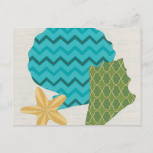 Carte Postale Shell Motifs II