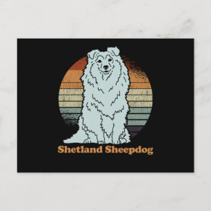 Carte Postale Sheltie Shetland Sheepdog   Abris pour chien