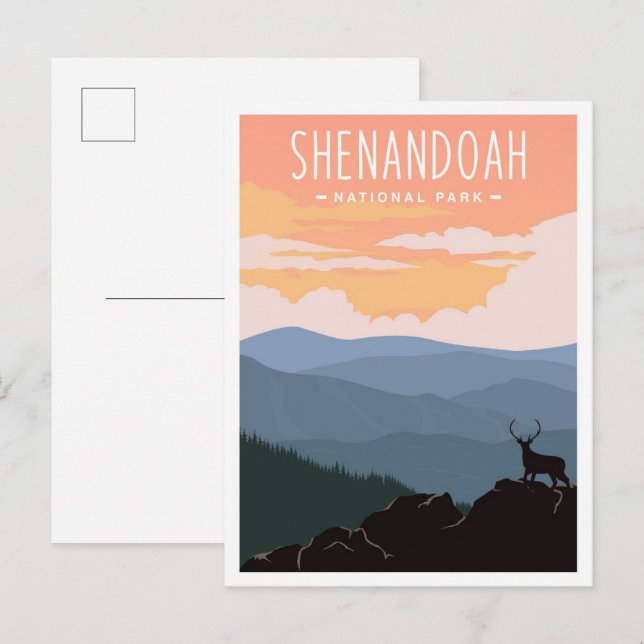 Carte Postale Shenandoah National Park Virginia USA Travel (Devant / Derrière)