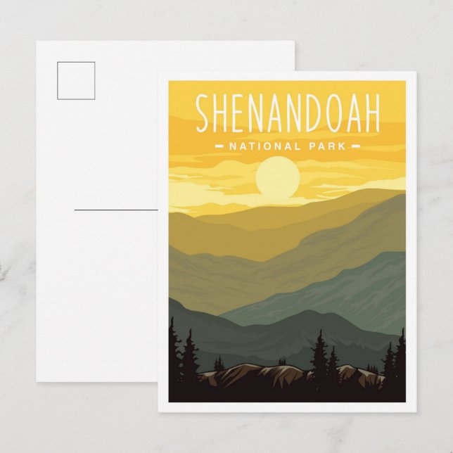 Carte Postale Shenandoah National Park Virginia USA Travel (Devant / Derrière)
