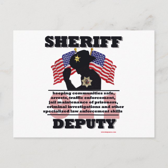 Carte Postale Sheriff_Deputy (Devant)