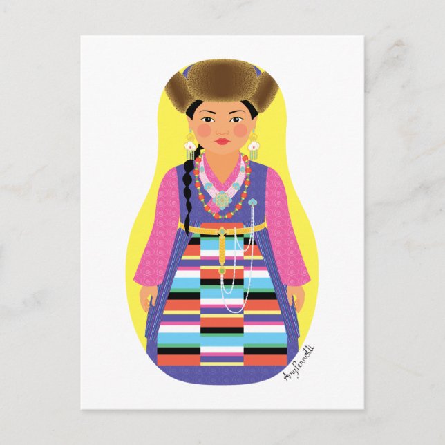 Carte postale Sherpa Matryoshka (Devant)