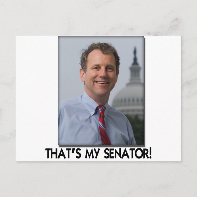 Carte Postale Sherrod Brown, C'est mon sénateur ! (Devant)