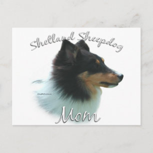 Carte Postale Shetland Sheepdog (tri) Maman 2