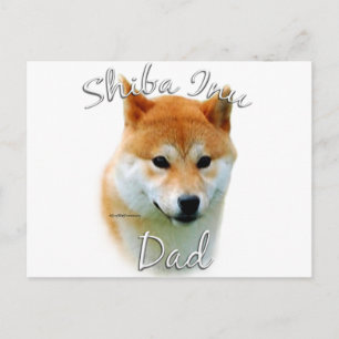 Carte Postale Shiba Inu Papa 2