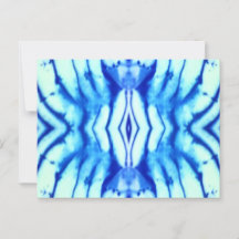 Carte postale Shibori Tie Dye