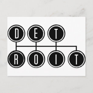 Carte Postale Shift de Détroit