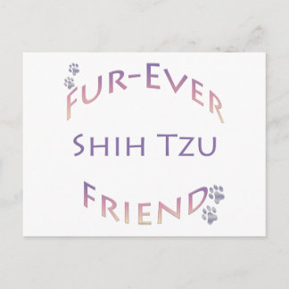 Carte Postale Shih Tzu Furever Friend