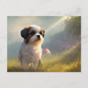 Carte postale Shih Tzu Salutations