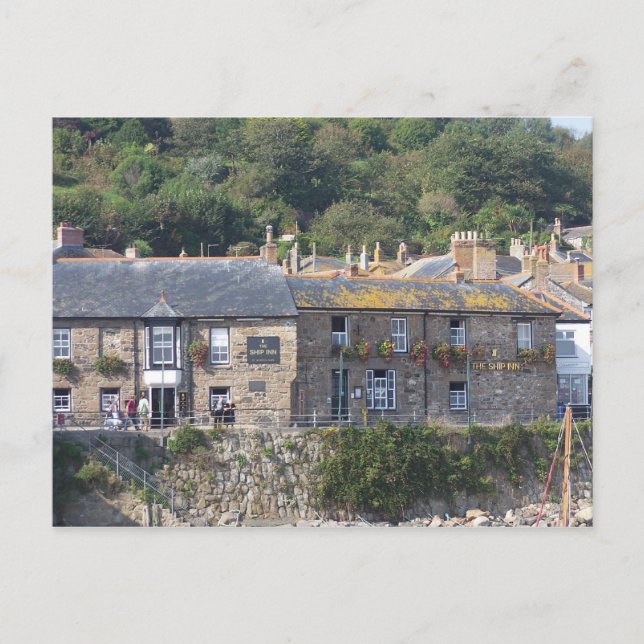 Carte Postale Ship Inn Mousehole (Devant)