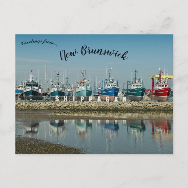 Carte Postale Shippagan Nouveau-Brunswick Canada (Devant)