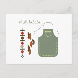 Carte Postale Shish Kebabs