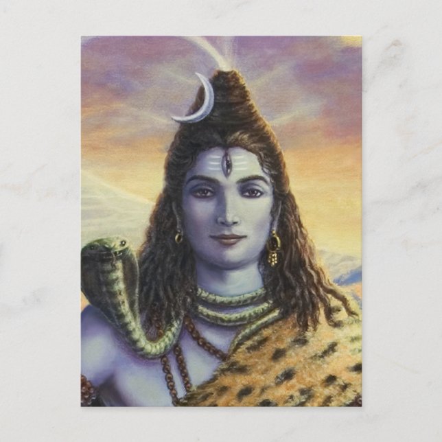 Carte Postale Shiva Mahadeva (Devant)