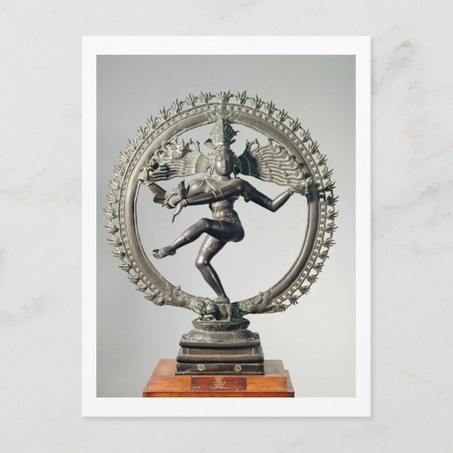 Carte Postale Shiva Nataraja, Tamil Nadu, Late Chola (bronze) (Devant)
