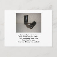 CARTE POSTALE SHOE