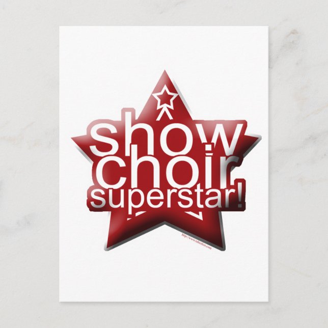 Carte Postale Show Choir Superstar ! (Devant)