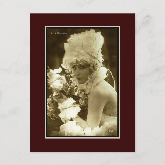 Carte Postale Show Girl 1920 (Devant)