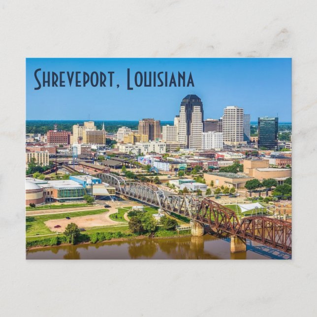 Carte Postale Shreveport, Louisiane (Devant)