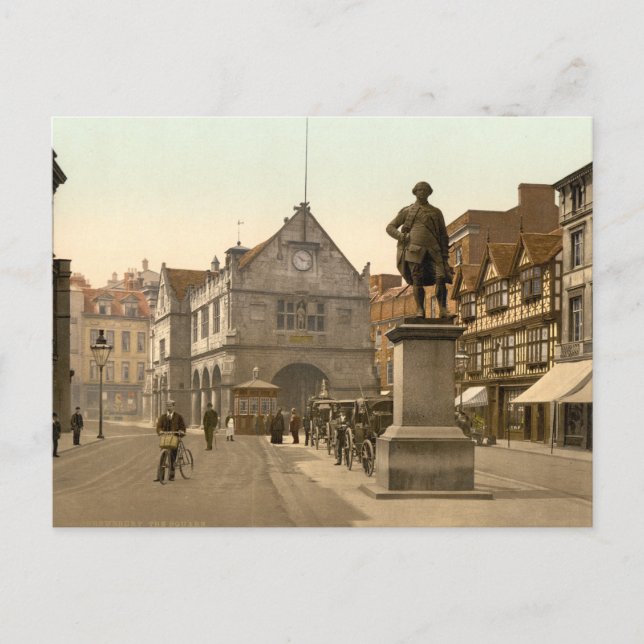 Carte Postale Shrewsbury Carré, Shropshire, Angleterre (Devant)