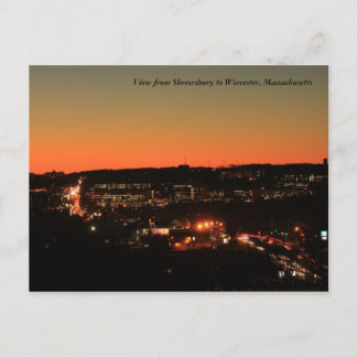 Carte Postale Shrewsbury Worcester Twilight