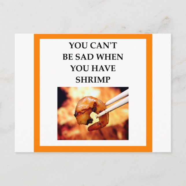 CARTE POSTALE SHRIMP (Devant)
