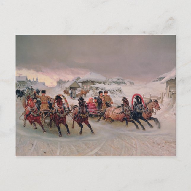 Carte Postale Shrovetide, 1889 (Devant)