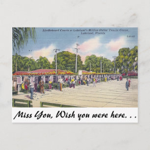 Carte Postale Shuffleboard, Lakeland, Floride
